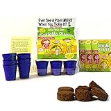TickleMe Plant Greenhouse Garden Kit Grow The Only House Plant That Closes Its Leaves and Lowers It...
