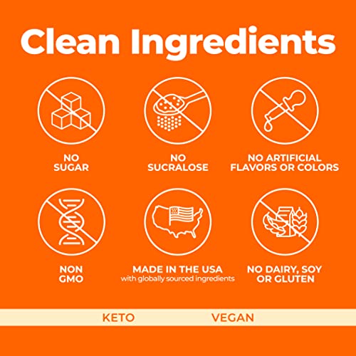 Pureboost Clean Energy Drink Mix + Immune System Support. Sugar-Free Energy With B12, Multivitamins, Antioxidants, Electrolytes (Citrus Sunrise, 30 Count) #TOP3