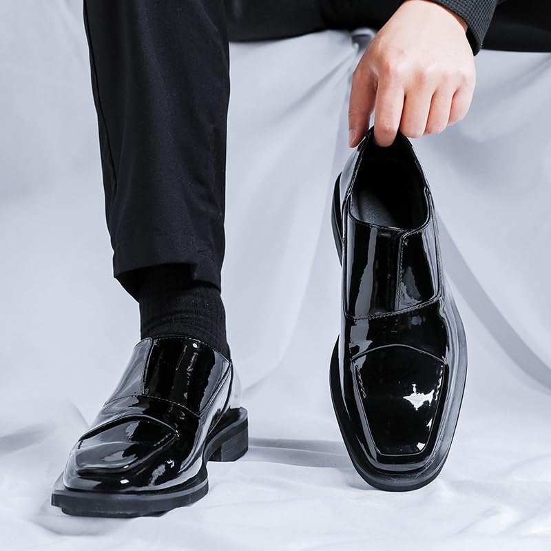 Men's Dress Loafers, Business Leather Moccasins, Oxford Leather Shoes, Slip-On, Casual, Driving, Comfort, Party, Wedding2