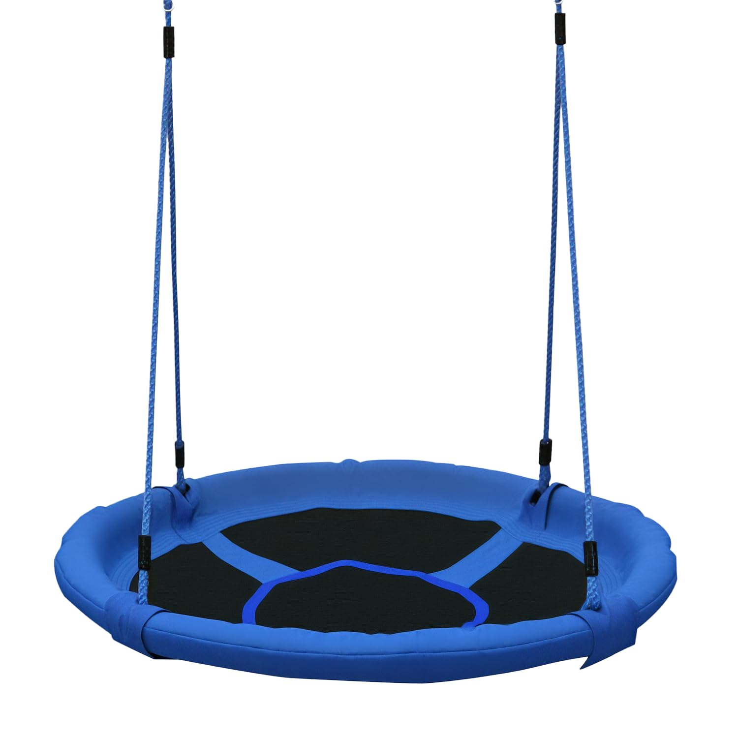 Homcom Round Swing Kids Game Spin Rope Playground Steel Playroom from B&Q