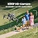 DEERC D21 Mini Drohne mit 1080P Kamera für Kinder, RC Quadcopter mit FPV Übertragung, 3 Batterien, Optischer Fluss, 3D Flip, 3 Geschwindigkeitsstufen, Spielzeug Geschenk für Anfänger