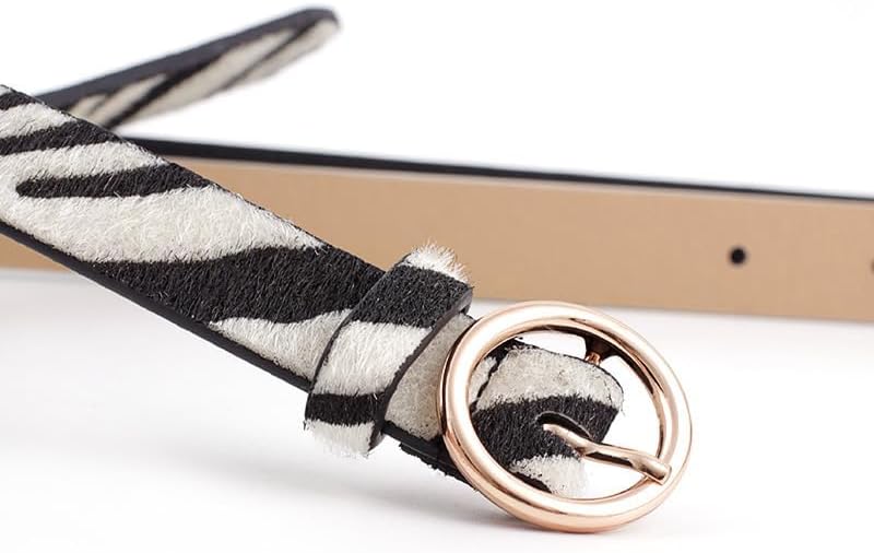 COTIM COYIN 3 Pack Women's Leopard Print Skinny Faux Leather Belt with Gold Alloy Buckle for Jeans Dress Pants - Image 7