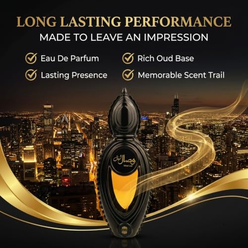 Ajmal Wisal Layl Eau de Parfum for Men – 50 ml | Long Lasting Arabic Perfume Spray | Oriental Woody Spicy Fragrance | Luxury Arabian Perfume Gift for Him | Masculine Men’s Scent from Dubai - Image 5