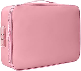 Feuerfester Organizer für Dokumente Akten als zusammenklappbare Aufbewahrungsbox mit Reißverschluss abschließbarem Schutz