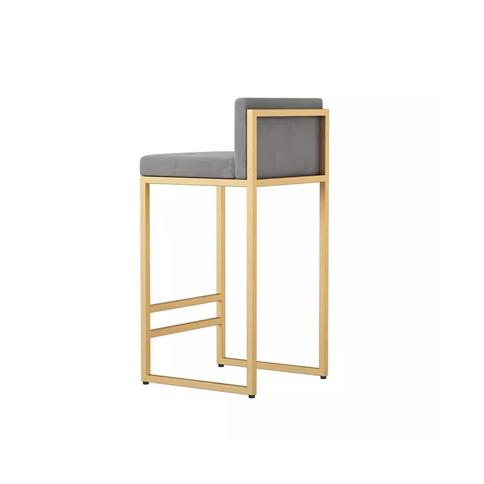 Chaise de bar de maison de luxe légère et tabouret design en fer