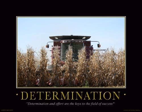 Farmall Case IH Tractor Motivational Poster Art Print 11x14 Charles Freitag Wall Decor Pictures