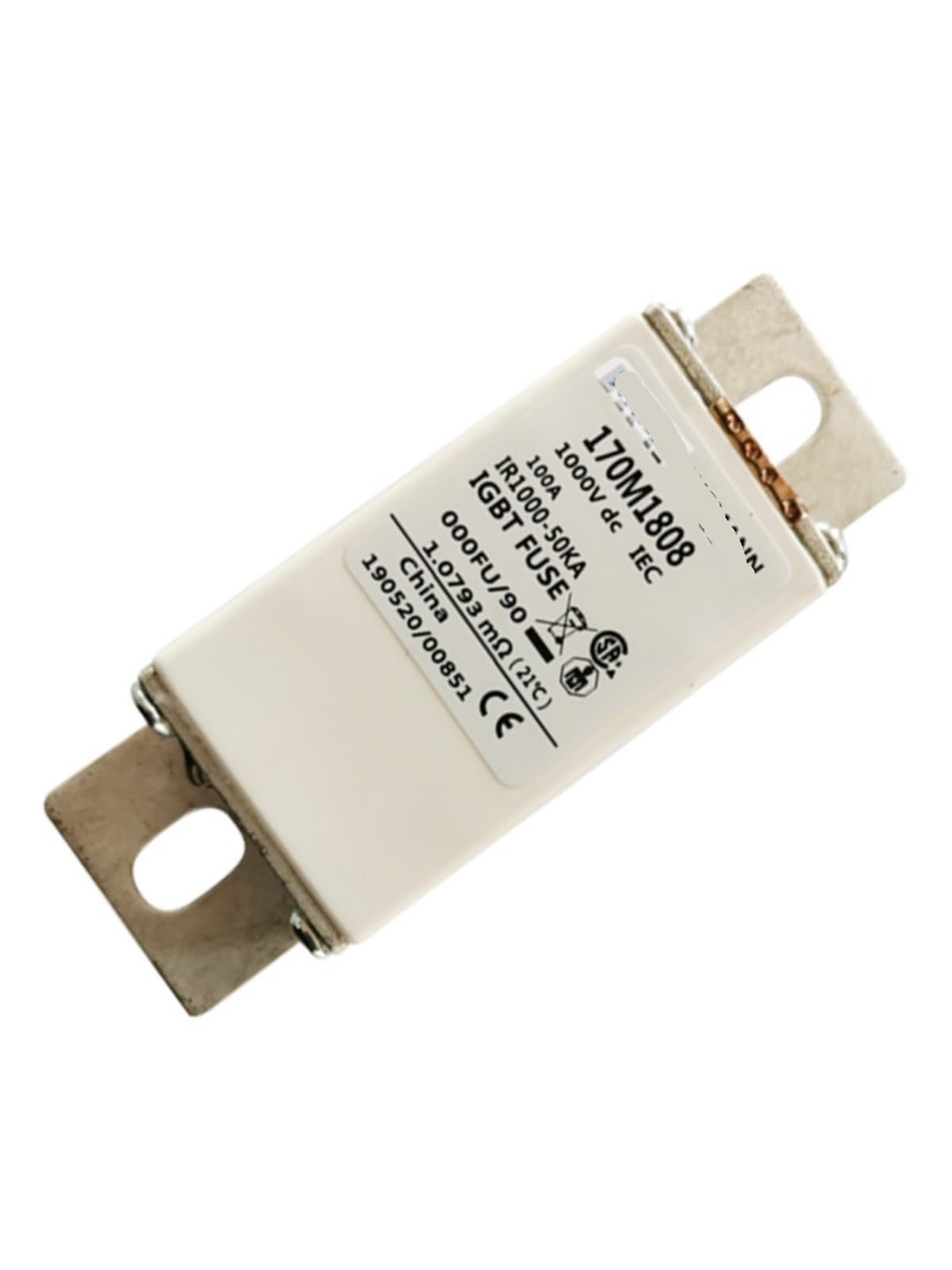 Fusible 170M1808 basse tension rapide pour protection industrielle