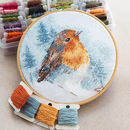 image for Caydo 12 Pieces 9 Inch Embroidery Hoops Bulk, Adjustable Cross Stitch 