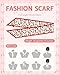Mesovor Cherry Head Scarf Hair Neck Scarves for Women, Fashion Purse Bag Scarfs | Long Thin Satin Headscarf Headbands (Cherry (White))