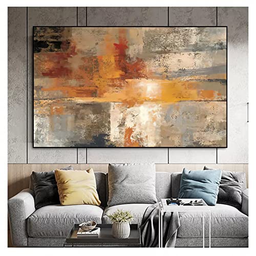 Lienzo de pintura y cuadros artísticos abstractos estilo nórdico para sala 2