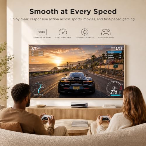 TCL 55" NXTVISION Series Picture Frame TV, Google Smart TV QLED 4K, 55A300W - image 7