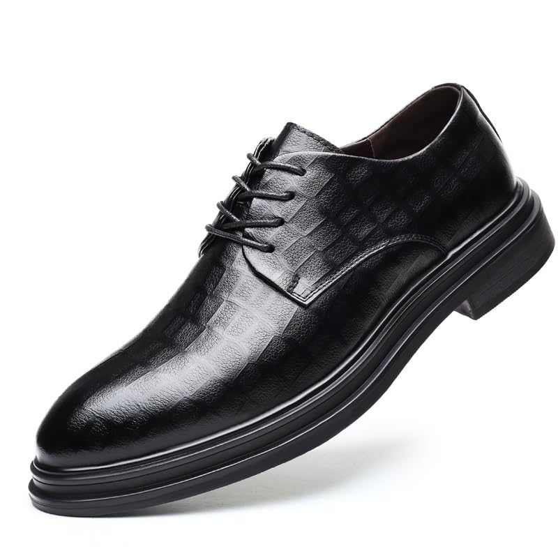 Chaussures formelles Oxford pour hommes en cuir avec finitions soignées