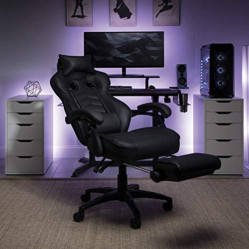 PROSFIA Computer Gaming Chair, Ergonomic High Back Computer Chair with...