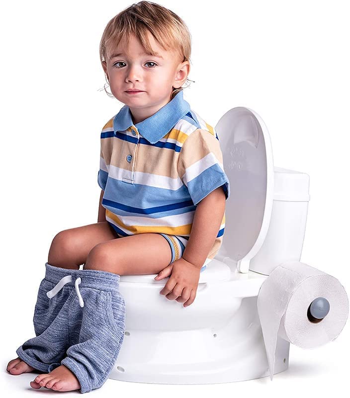 Vaso Baby WC Interbaby - Con Luci, Suoni E Catena, Base Antiscivolo, Per Bambini - Foto 9