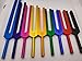 Color Solfeggio Tuning Fork unweighted Set of 9 with Pouch and Mallet | Accurate Frequency Healing Tuning Fork | Balances Overall Wellbeing