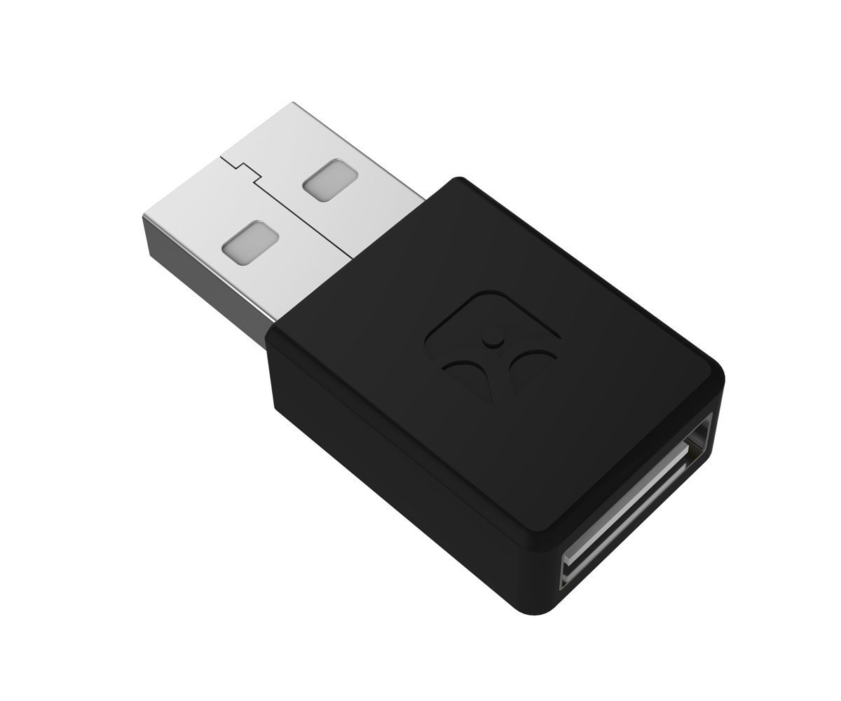 USB Data Blocker Pro, Power only Security Converter to Protector, Charge Only to Block Data and Stop Syncing Defender Against Juice Jacking, USB-A Female to USB A Male Adapter with Smart chip