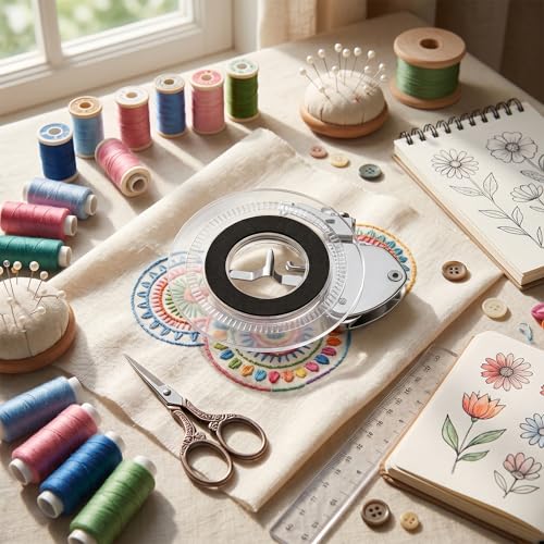 Pie prensatela Rengue Daisy Flower para máquinas de coser miniatura 6