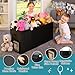 SoftOwl Extra Large Toy Storage Organizer with Lid - Sturdy, Collapsible Toy Chest Storage Box Design - Toys Bin with Dividers for Kids, Nursery, Bedroom, Playroom 37