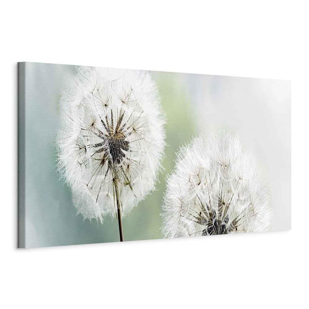 murando - Akustikbild Blumen Natur Grau, 120x40 cm, 1-teilig, Schallschutz | Verbessert Raumakustik, reduziert Hall, ideal fürs Büro oder Wohnzimmer, hochwertige Verarbeitung, schnelle Montage, stilvoll