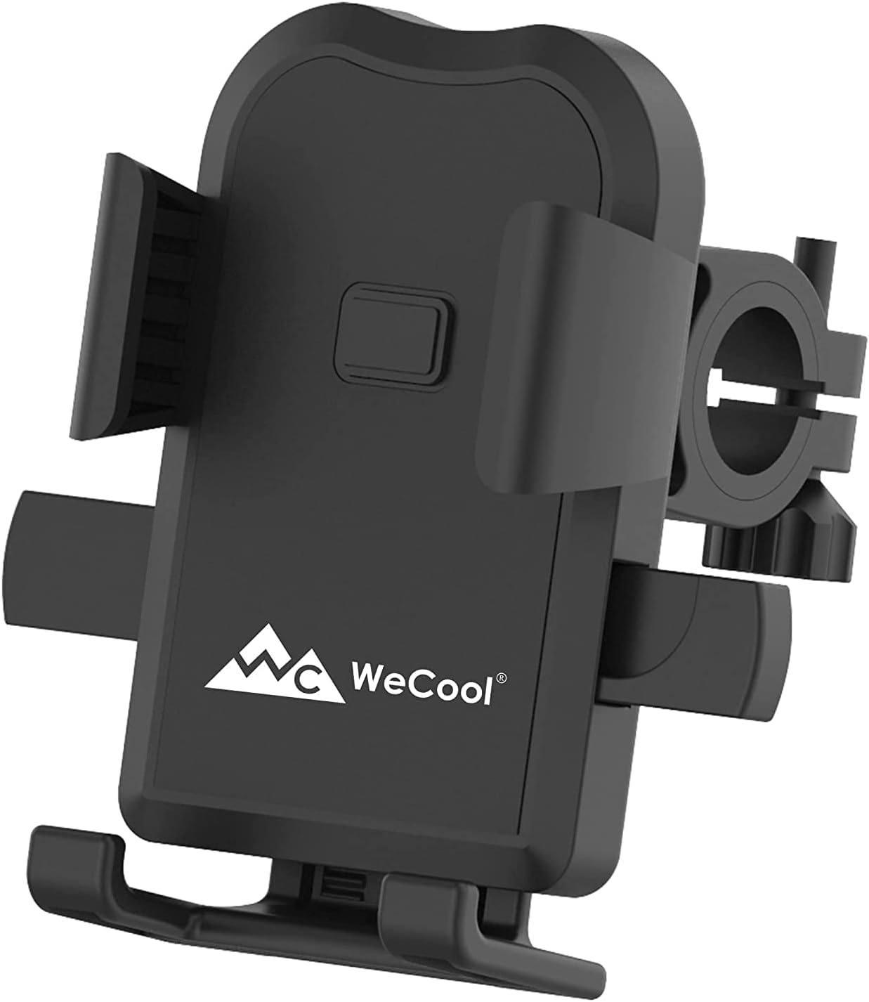 WeCool B1 Mobile Holder for Bike with 360° Rotation,One Click Locking,Firm Gripping,Antishake and Stable Bike Mobile Holder,Motorcycle Handlebar Mounts for Maps and GPS Navigation