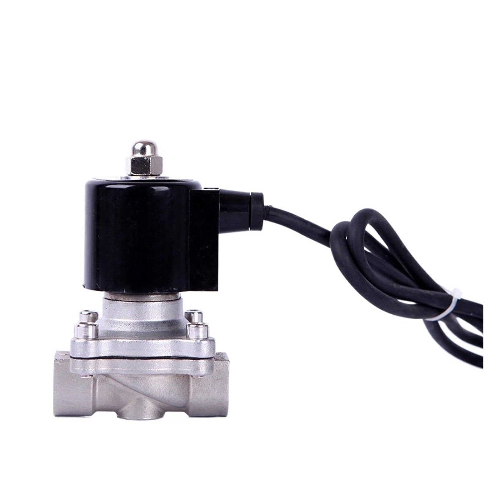 3/8" stal szlachetna normalnie zamknięty zawór elektromagnetyczny IP68 wodoszczelny 110 V 24 V 12 V 24 V zawór magnetyczny (NPT_380VAC)