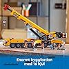 LEGO City Gul mobil byggkran Byggset och lekset för pojkar och flickor, Kreativa leksaker som presentidé till barn, Lång utdragbar kranarm och 4 minifigurer av arbetare för rollekar 60409 #2