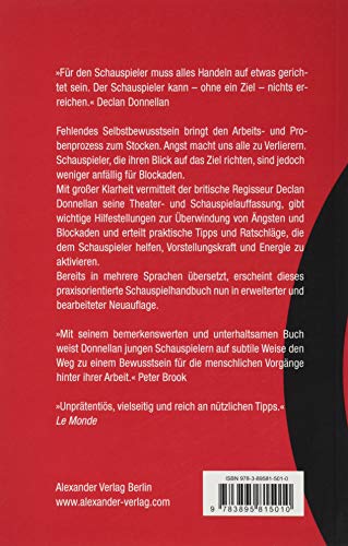 Der Schauspieler und das Ziel - Declan Donnellan Kartoniert (TB)