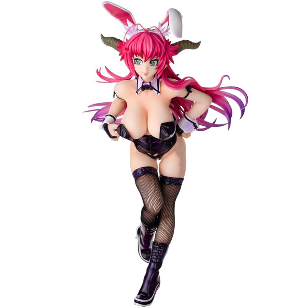 Zhongkaihua Anime Illustration Bunny Girl Asmodeus Figure Black Silk Bunny Girl Ver 27CM Anime Girl PVC Model Home Desk Decoration Birthday Gift For Fans — image 1