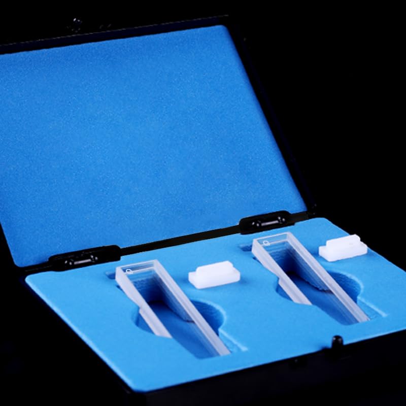 Cuvette al quarzo da 1,05 ml con tappo a vite, percorso 3 mm, cella for spettrofotometro UV-Vis, 200-2500 nm(Frit sintering)