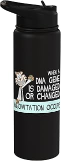 Meowation Occurs - Science Dna Biologist Molecular Biology Stainless Steel Insulated Water Bottle