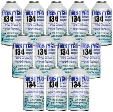 13101 R134 134 AC Replacement Refrigerant for R134a with R134 R12 AC Refrigerant ...