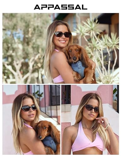 Trendy Rectangle Sunglasses for Women Fashion Cat Eye Womens Sunnies AP37482