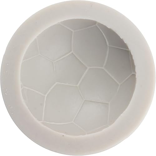 Miniatura 8 de MINFEIDMS Moldes de silicona para fondant de fútbol para decoración de tartas, decoración de cupcakes, pasta de goma de chocolate, arcilla