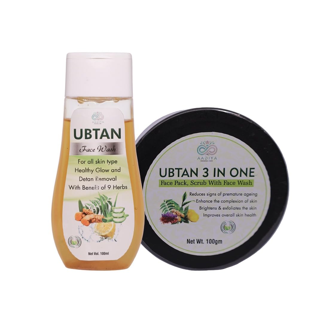 Face Wash & 3-in-1 Scrub – Brighten, Detan, & Exfoliate with 9 Natural Herbs (PACK OF 2)-image-37