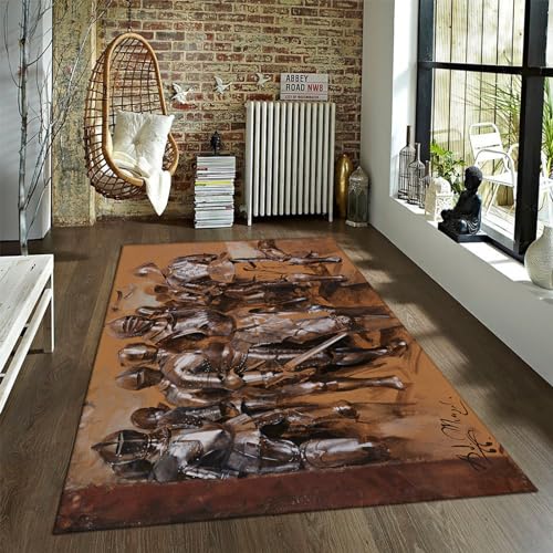 Tapis de sol Adolph Von Menzel lavable pour chambre décoration rétro