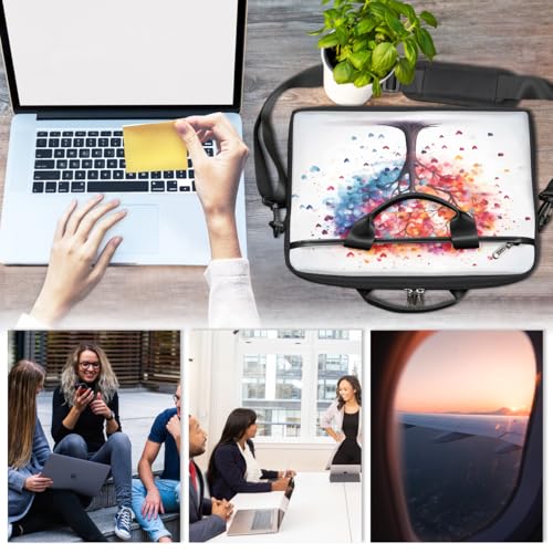 Maletín para laptop 15 pulgadas con correa ajustable miniatura 6