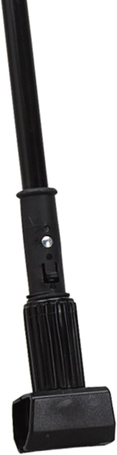 Carlisle FoodService Products 3697000 Vinyl Coated Metal Mop Handle, 15/16" Diameter x 60" Length, Black, For Jaw Style Wide Band Mops (Pack of 12)