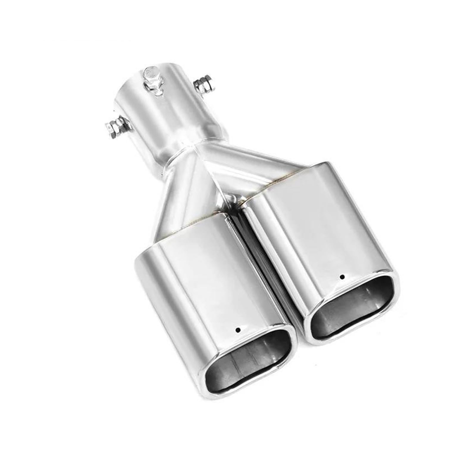 Tubo escape deportivo Silenciador de tubo de escape cuadrado de acero inoxidable de doble cabezal para Toyota para Alphard Serie 40 2024 silenciador