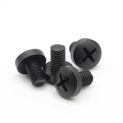 Miniatura 7 de ReplacementScrews Tornillos de nailon M6 para matrícula, compatibles con muchas importaciones (Mercedes, Audi, VW, etc.), tornillos métricos de