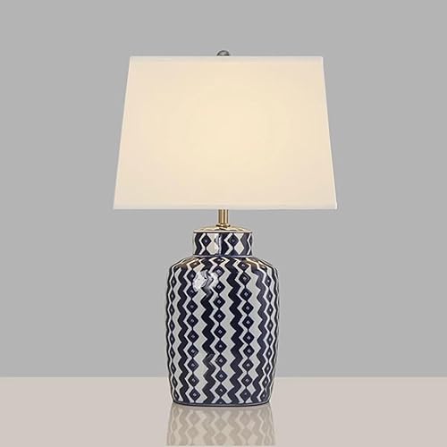 Miniatura 8 de Lamp for Desk Chinese Style Ceramic Retro Table Lamp Simple and Creative Study Room Living Room Modern Bedroom Bedside Lamp Desk Lamps for Home