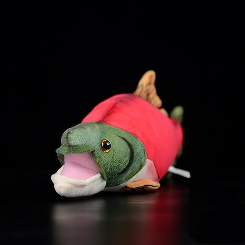 Miniatura 3 de Animales de peluche de salmón Sockeye de simulación de 15 pulgadas, lindo juguete de peluche de pez de salmón zócalo suave para niños, almohadas