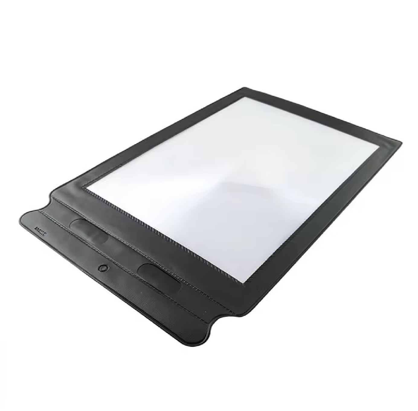 Suptikes A4 Large Sheet Magnifier 3× Full-Page Fresnel Lens, PVC Frame, Portable Hands‑Free & Handheld Reading Aid for Books, Newspapers, Low Vision 3