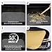 Cooking Oil Solidifier Powder 12oz - Solidifies Up to 2.5 Gallons (34 Cups) of Used Fry Oil, 100% Plant-Based Grease Hardener for Easy Kitchen Disposal, Oil Solidifying Solution