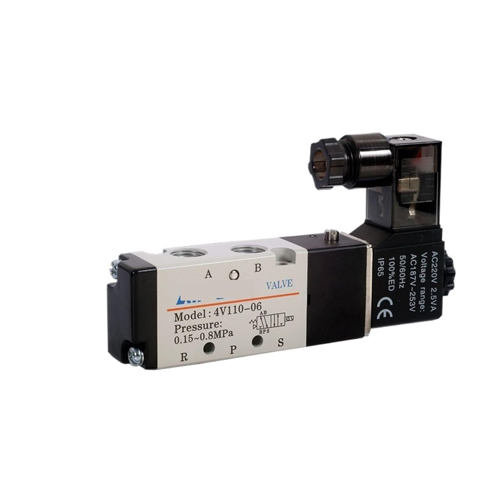 Électrovanne pneumatique 4V110 pour remplacer un distributeur d'air 5/2 défectueux 220V