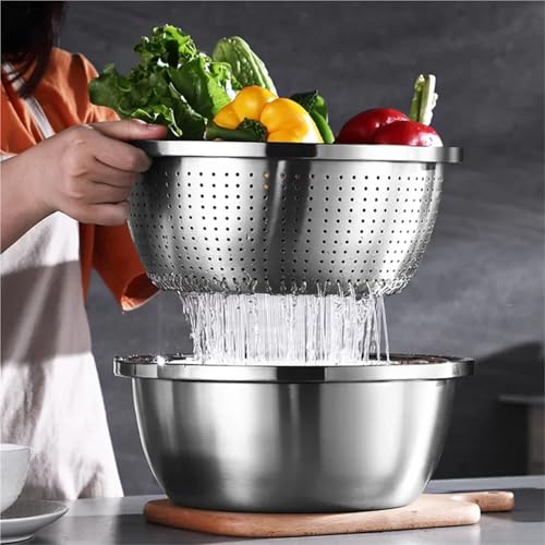 Borrador zanahoria multifuncional para ensaladas frescas usando el recipiente de acero 4