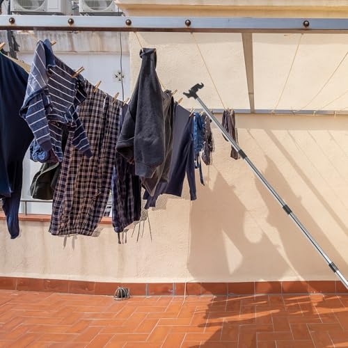 Barra extensible para colgar ropa plantas comederos luces GALPADA 5