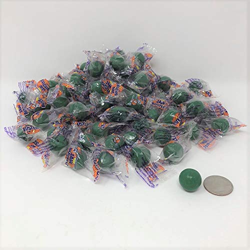Jawbreakers Green Color Small wrapped candy jawbreaker jaw breaker 2 pounds