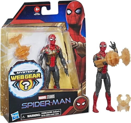 Marvel Spider-Man: No Way Home Mystery Webgear/Spider-Man Iron Spider Integrated Suit Action Figure F1916 Authentic by Marvel - Used condition - US$8.88