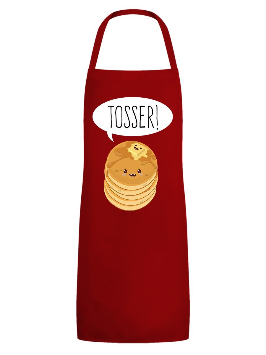 Grindstore Tosser! Pancake Day Red Apron