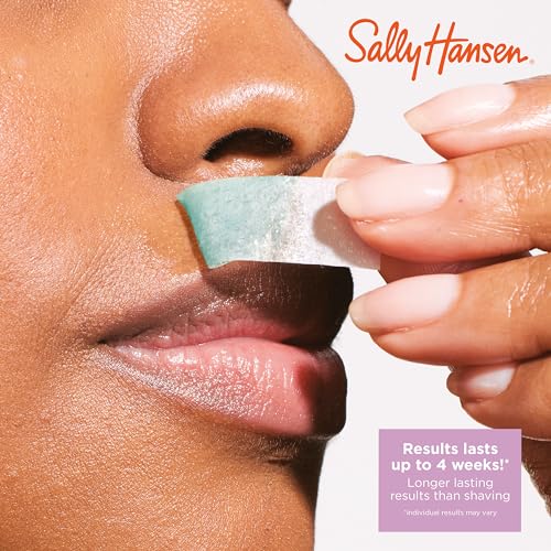 Image of Sally Hansen Snip & Use Wax Strips Kit | Face & Bikini Line Hair Removal | Vitamin E & Avocado Oil Infused | 10 Count (Pack of 2)